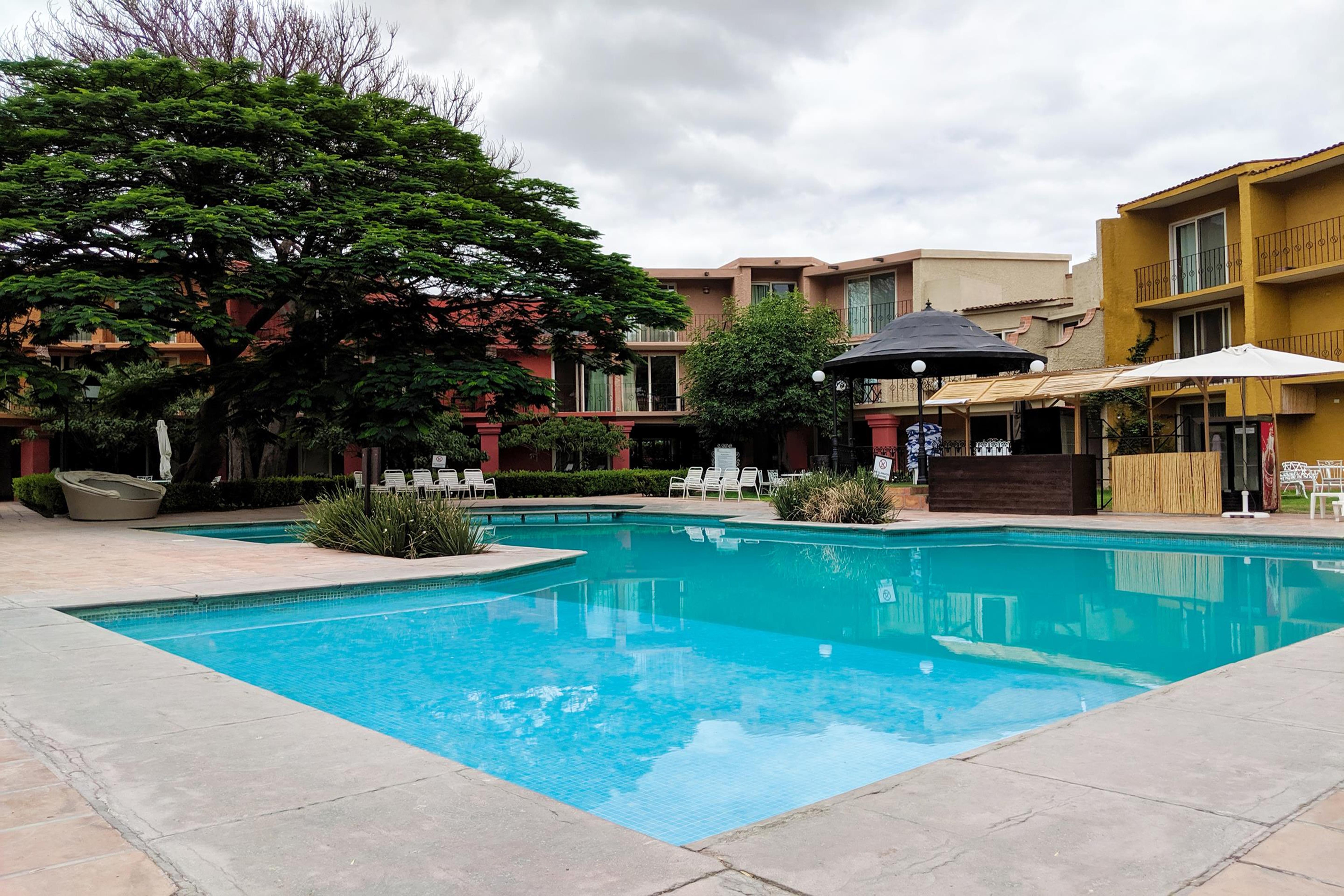 Real De Minas Сан-Міґель-де-Альєнде Екстер'єр фото The pool at the hotel