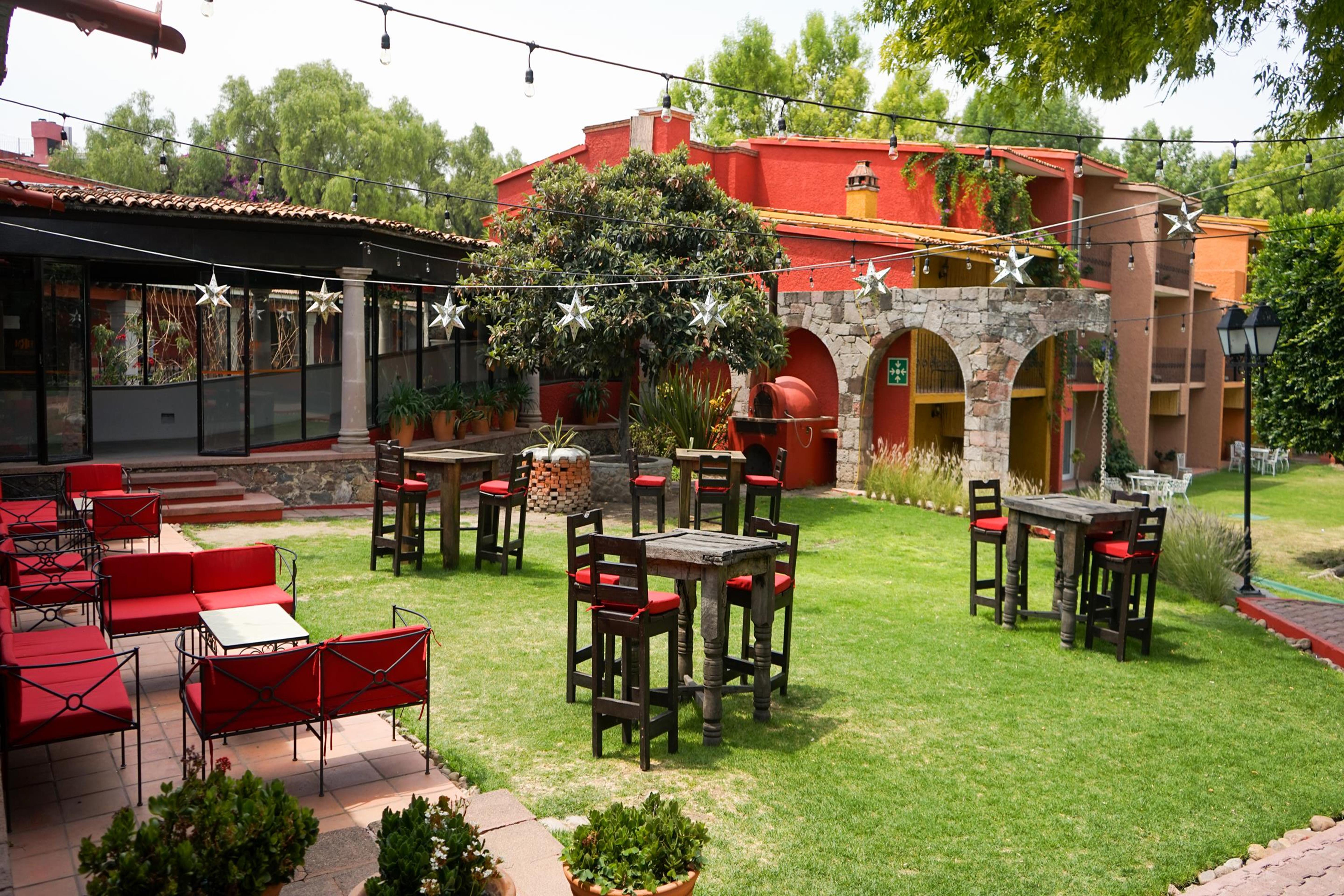 Real De Minas Сан-Міґель-де-Альєнде Екстер'єр фото Restaurant Hacienda de los Reyes